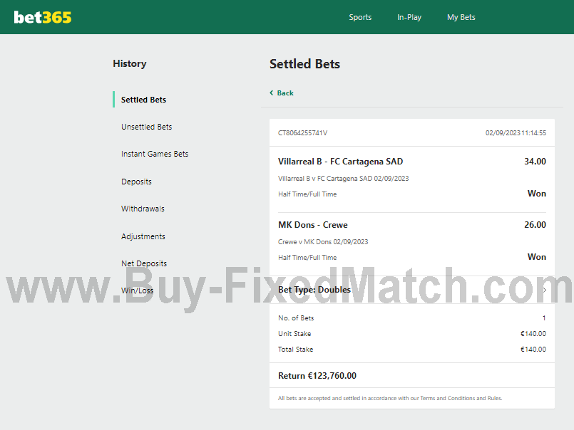 Sure Fixed Matches Site