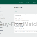 Correct Score Fixed Bet 